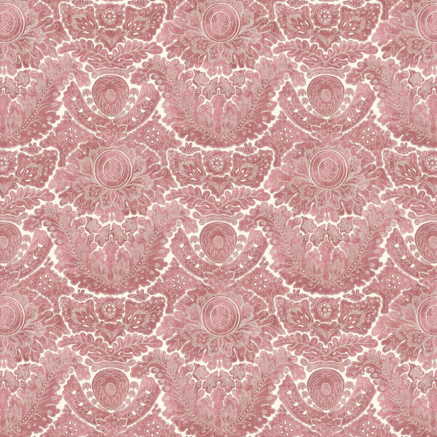 LW-314-609 Nantessa Cerise Entente Cordiale Fabric by Lewis & Wood