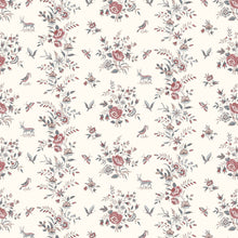 LW-315-252 Fleurie Anemone Entente Cordiale Fabric by Lewis & Wood