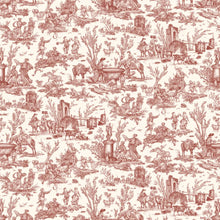 LW-316-257 Toile Baptiste Rhone Entente Cordiale Fabric by Lewis & Wood