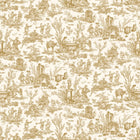 LW-318-173 Toile Baptiste Dijon Entente Cordiale Wallpaper by Lewis & Wood
