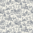 LW-318-606 Toile Baptiste Moule Entente Cordiale Wallpaper by Lewis & Wood