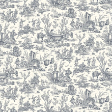 LW-318-606 Toile Baptiste Moule Entente Cordiale Wallpaper by Lewis & Wood