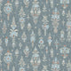 Citadel Blue Almond Wax Works Fabric by Lewis & Wood