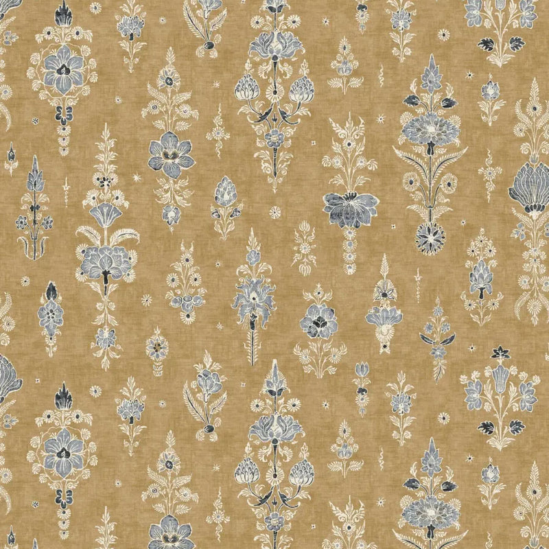 LW-322-616 Citadel Ochre Smoke Wax Works Fabric by Lewis & Wood