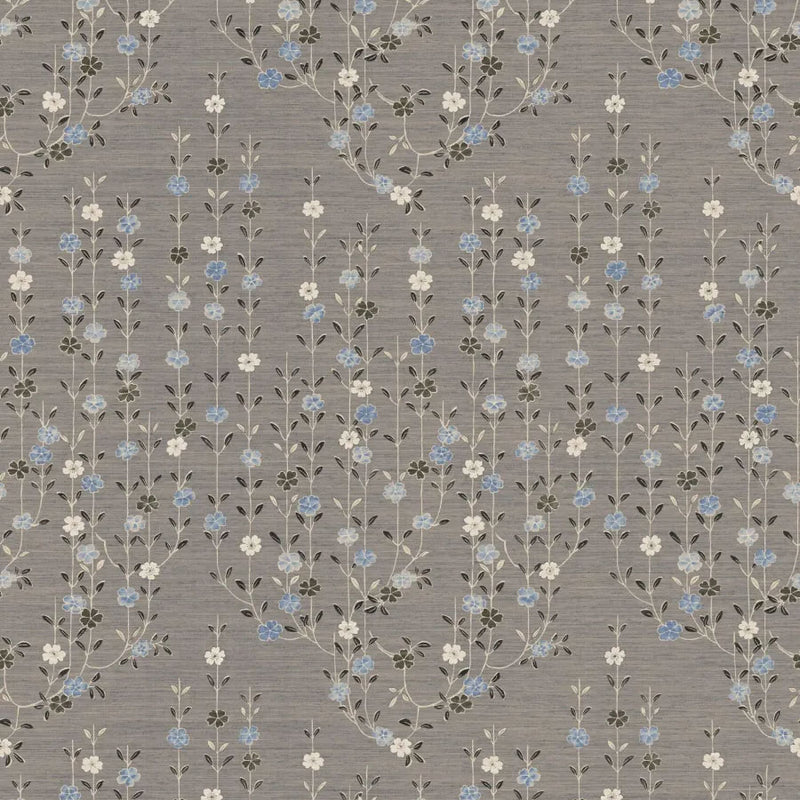 LW-325-322 Blossom Aerial Wax Works Fabric by Lewis & Wood