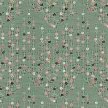 LW-325-620 Blossom Peony Jade Wax Works Fabric by Lewis & Wood