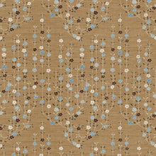 LW-325-621 Blossom Blue Ginger Wax Works Fabric by Lewis & Wood