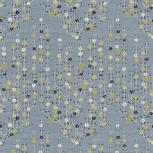 LW-325-622 Blossom Saffron Sky Wax Works Fabric by Lewis & Wood