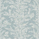 Fan Flower Sky Wax Works Fabric by Lewis & Wood