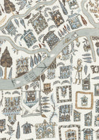 The Map Maxi Aqua Vita The Srinagar Map Mural by Lewis & Wood
