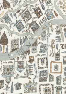 The Map Maxi Aqua Vita The Srinagar Map Mural by Lewis & Wood