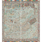 The Map Maxi Garland The Srinagar Map Mural by Lewis & Wood