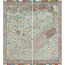 The Map Maxi Garland The Srinagar Map Mural by Lewis & Wood