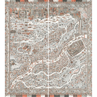 The Map Maxi Satsuma Soot The Srinagar Map Mural by Lewis & Wood