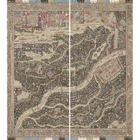 The Map Maxi Twilight The Srinagar Map Mural by Lewis & Wood