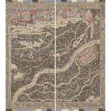 The Map Maxi Twilight The Srinagar Map Mural by Lewis & Wood