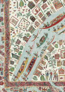 The Map Mini Garland The Srinagar Map Mural by Lewis & Wood