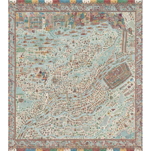 The Map Mini Garland The Srinagar Map Mural by Lewis & Wood
