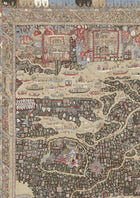 The Map Mini Twilight The Srinagar Map Mural by Lewis & Wood
