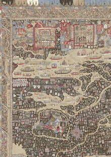 The Map Mini Twilight The Srinagar Map Mural by Lewis & Wood