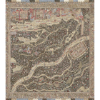 The Map Mini Twilight The Srinagar Map Mural by Lewis & Wood