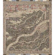 The Map Mini Twilight The Srinagar Map Mural by Lewis & Wood