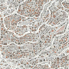 Utopia Satsuma Soot The Srinagar Map Fabric by Lewis & Wood