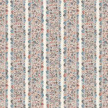 Ravi Ribbon Blue Almond The Srinagar Map Fabric by Lewis & Wood