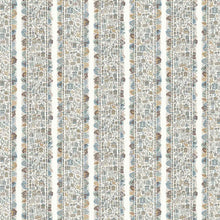 Ravi Ribbon Aqua Vita The Srinagar Map Fabric by Lewis & Wood