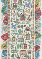 Ravi Ribbon Garland The Srinagar Map Fabric by Lewis & Wood