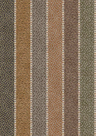 Asha Stripe Cedar Smoke The Srinagar Map Fabric by Lewis & Wood