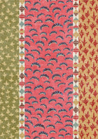 Asha Stripe Jaipur Spice The Srinagar Map Fabric by Lewis & Wood