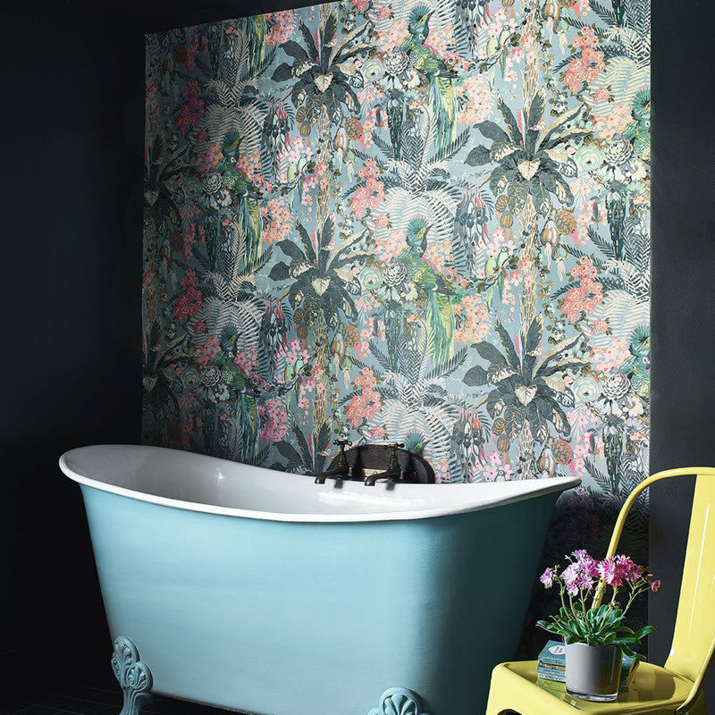 LW075/002 Rainforest Rabble Autumn 2020 Wallpaper by Linwood