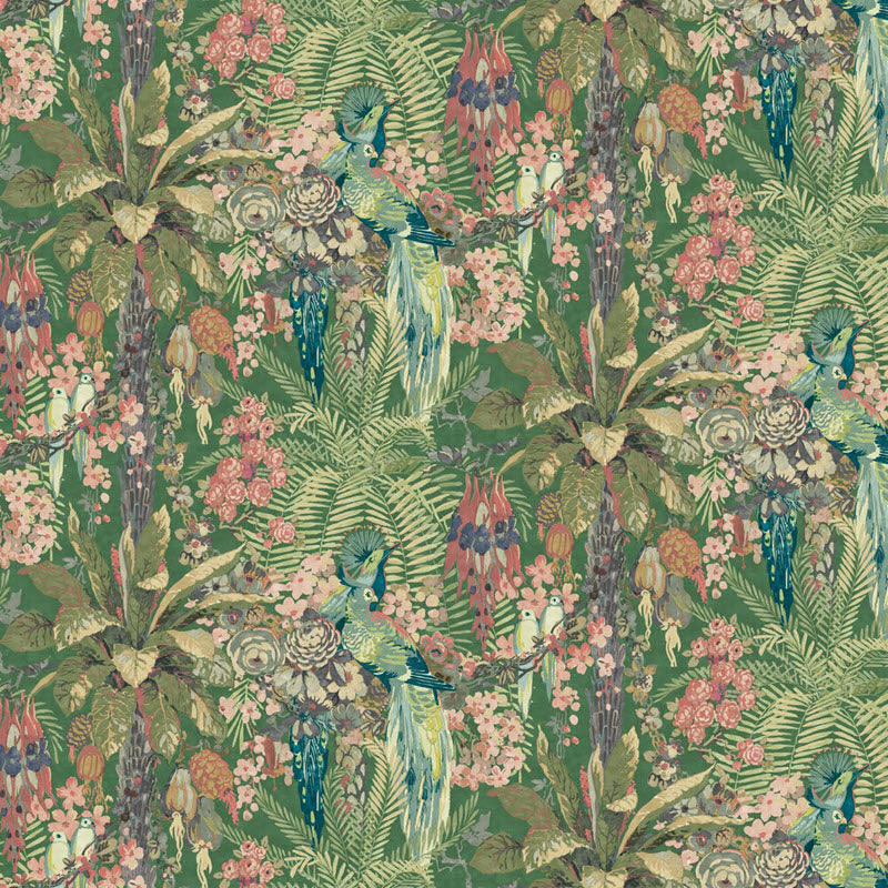 LW075/003 Rainforest Rabble Autumn 2020 Wallpaper by Linwood