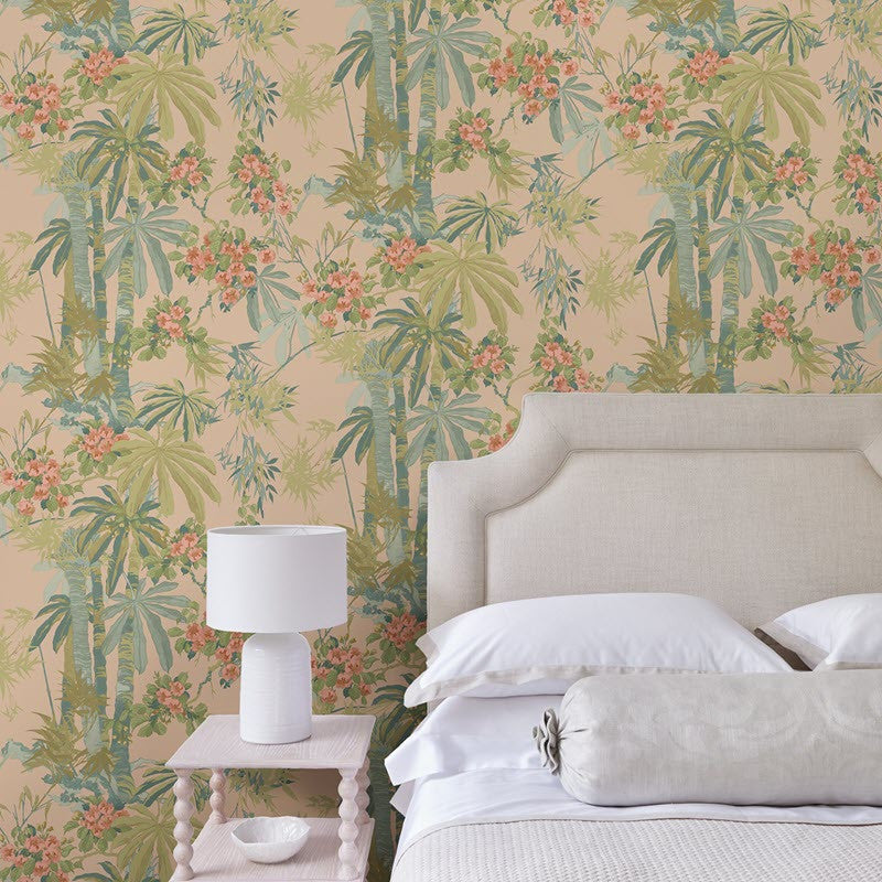 LW077/001 Bamboo Garden Autumn 2020 Wallpaper by Linwood