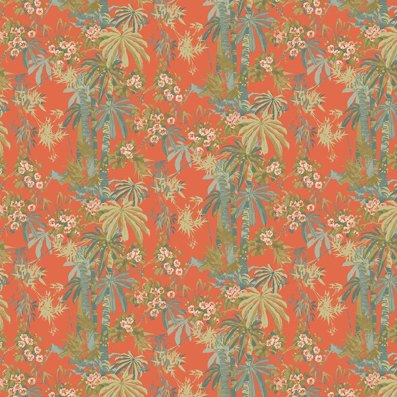 LW077/002 Bamboo Garden Autumn 2020 Wallpaper by Linwood