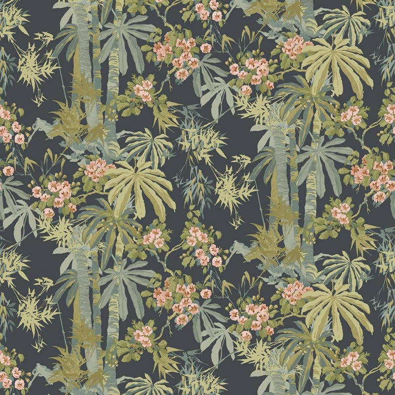 LW077/003 Bamboo Garden Autumn 2020 Wallpaper by Linwood