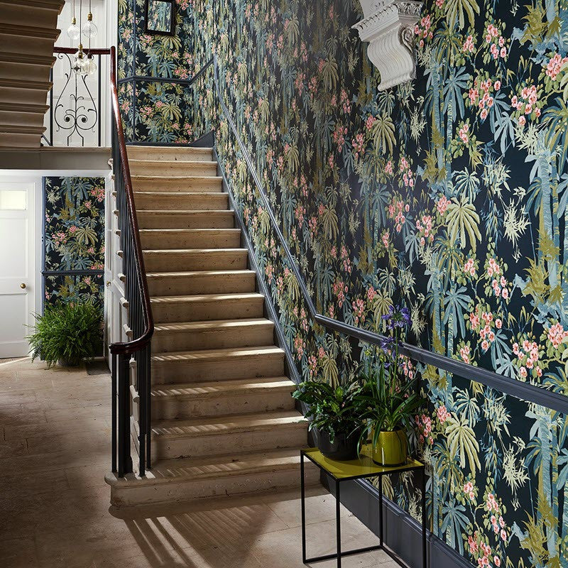 LW077/003 Bamboo Garden Autumn 2020 Wallpaper by Linwood