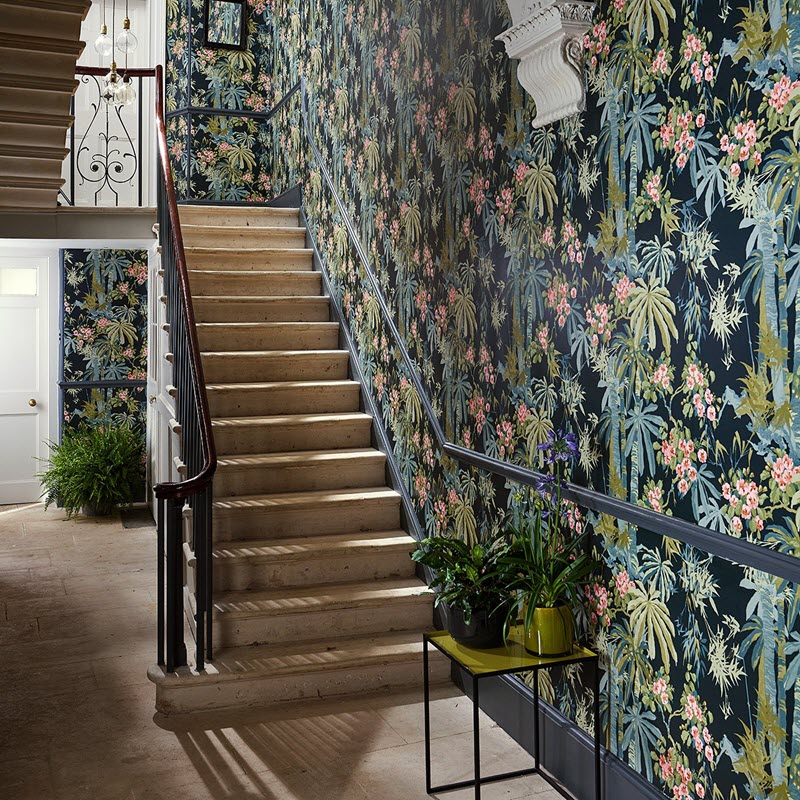 LW077/003 Bamboo Garden Autumn 2020 Wallpaper by Linwood
