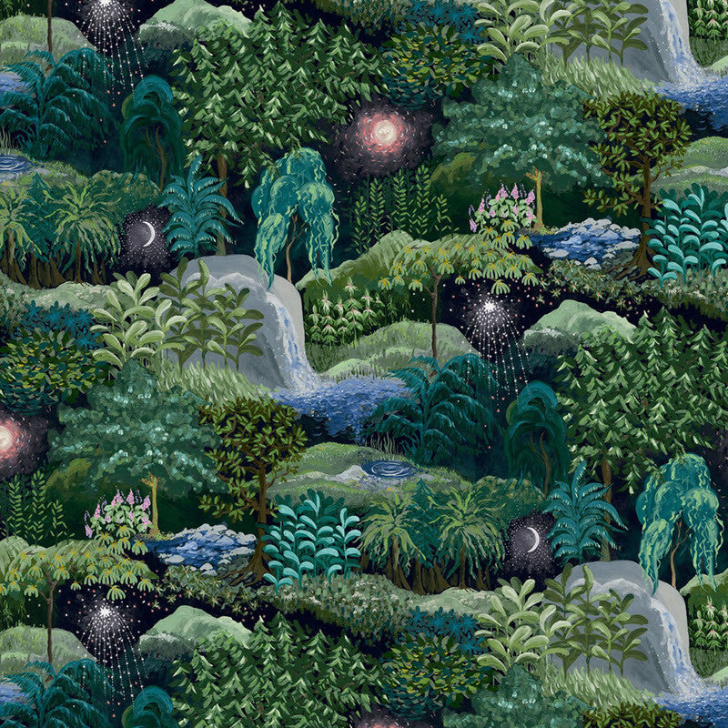 LW082/001 Nightfall Autumn 2020 Wallpaper by Linwood