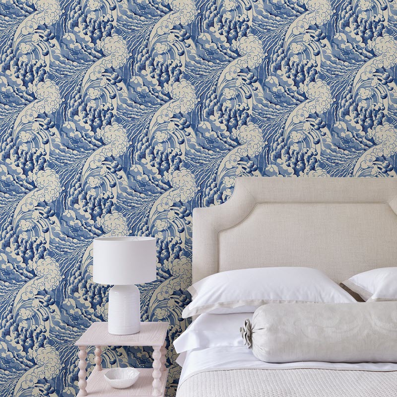 LW083/002 The Wave Autumn 2020 Wallpaper by Linwood