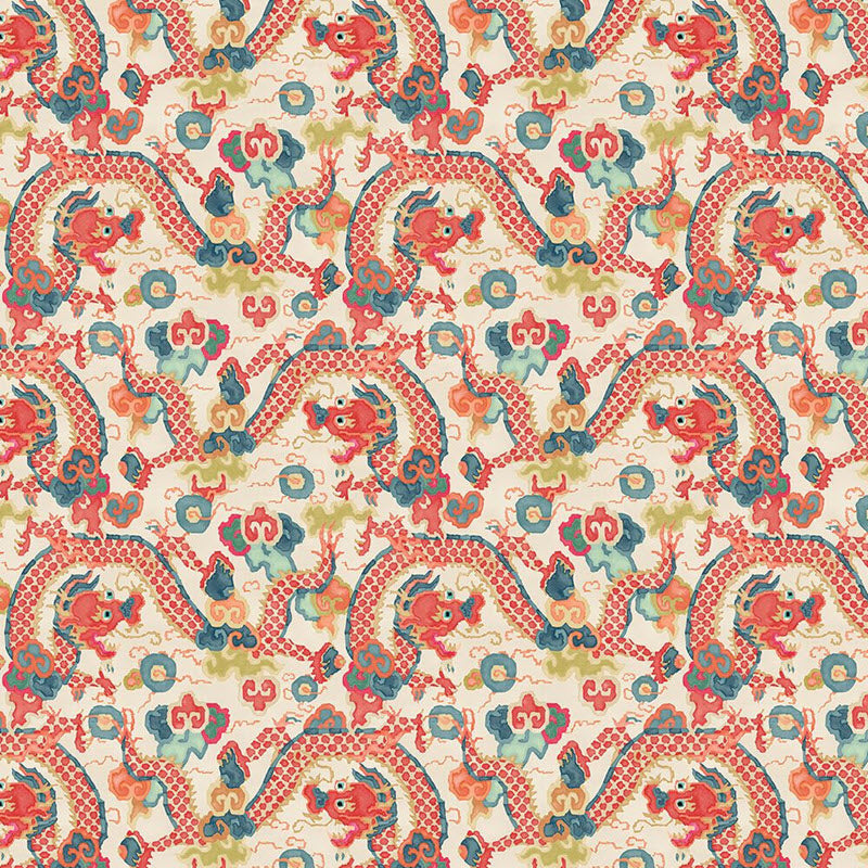 LW088/001 Double Dragon Autumn 2020 Wallpaper by Linwood