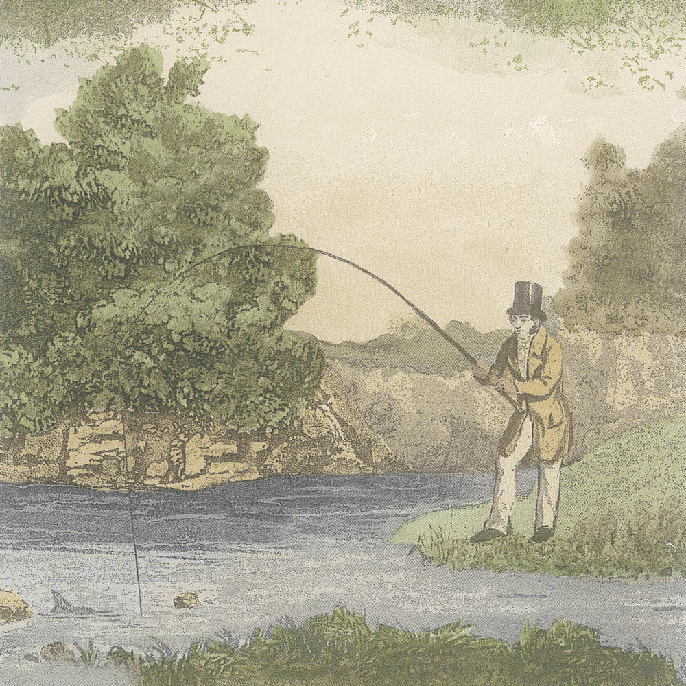 LW97 Fly Fishing Wallpaper By Lewis & Wood