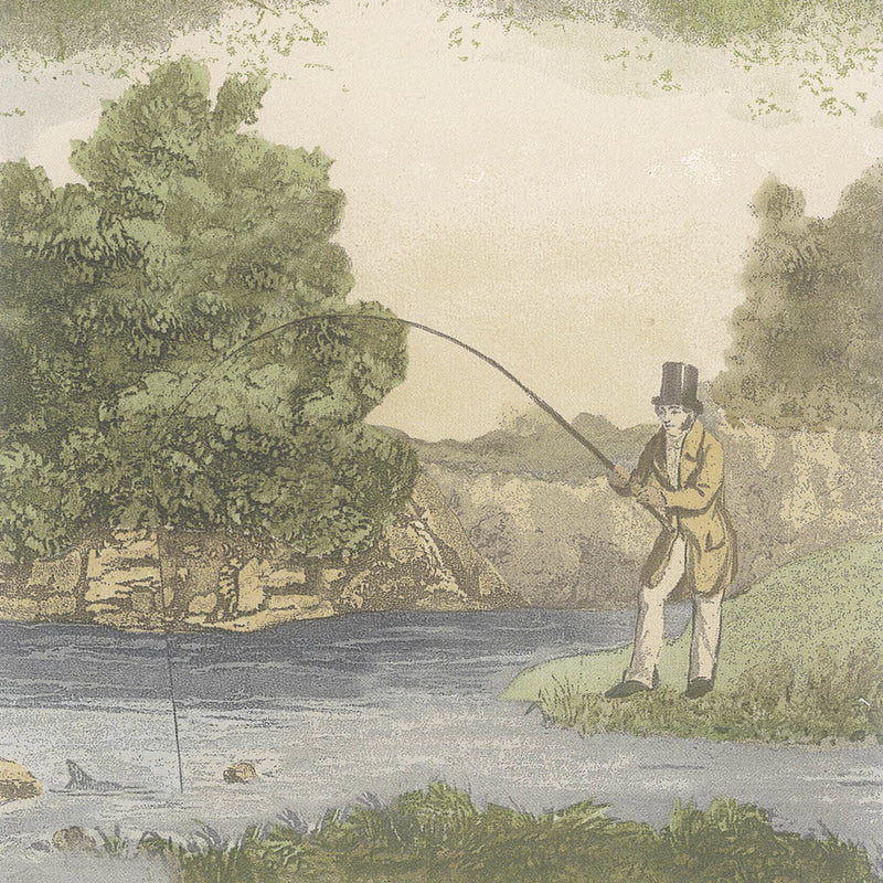 LW97 Fly Fishing Wallpaper By Lewis & Wood