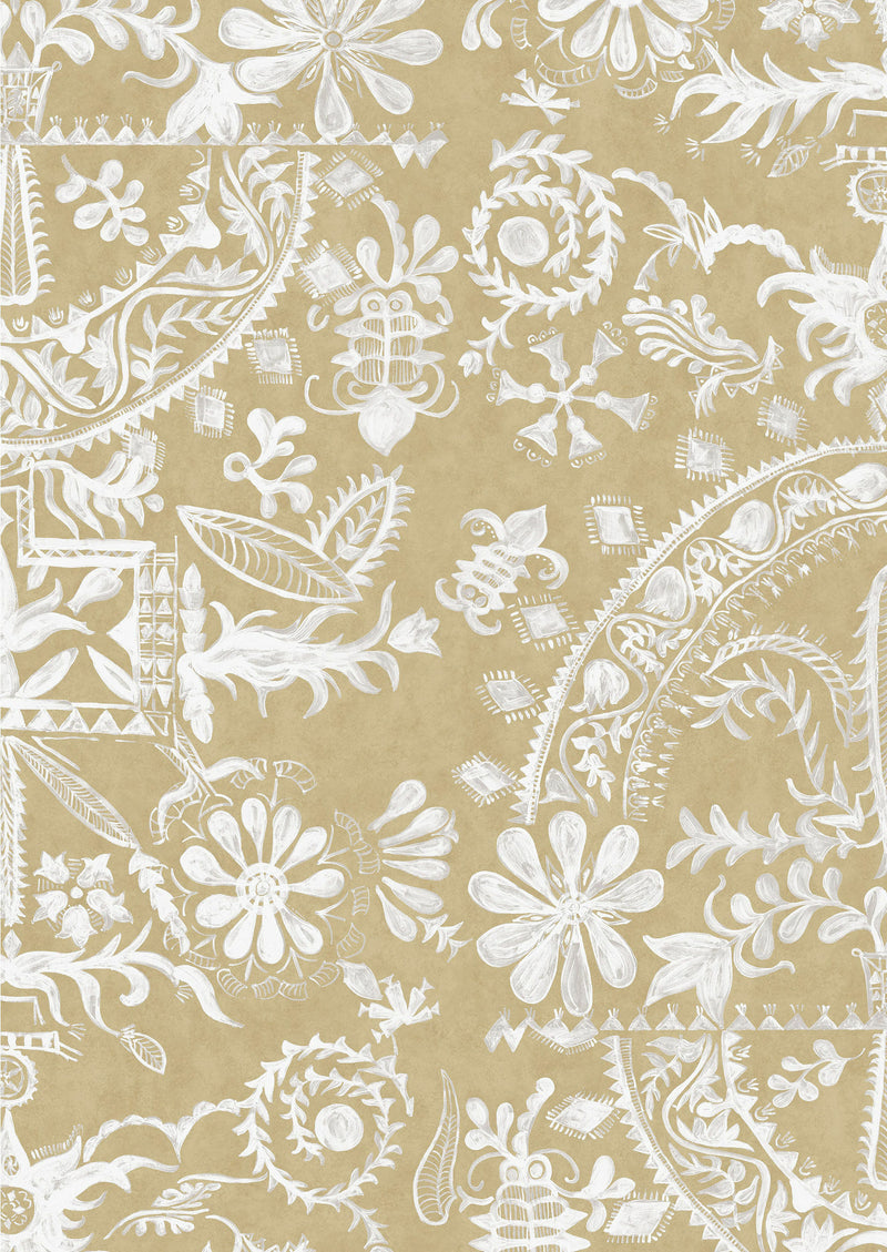 LW 211 422 Womad Sand Wallpaper by Lewis & Wood