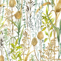 Lydiard Linen Botanical Stories Wallpaper by Voyage Maison