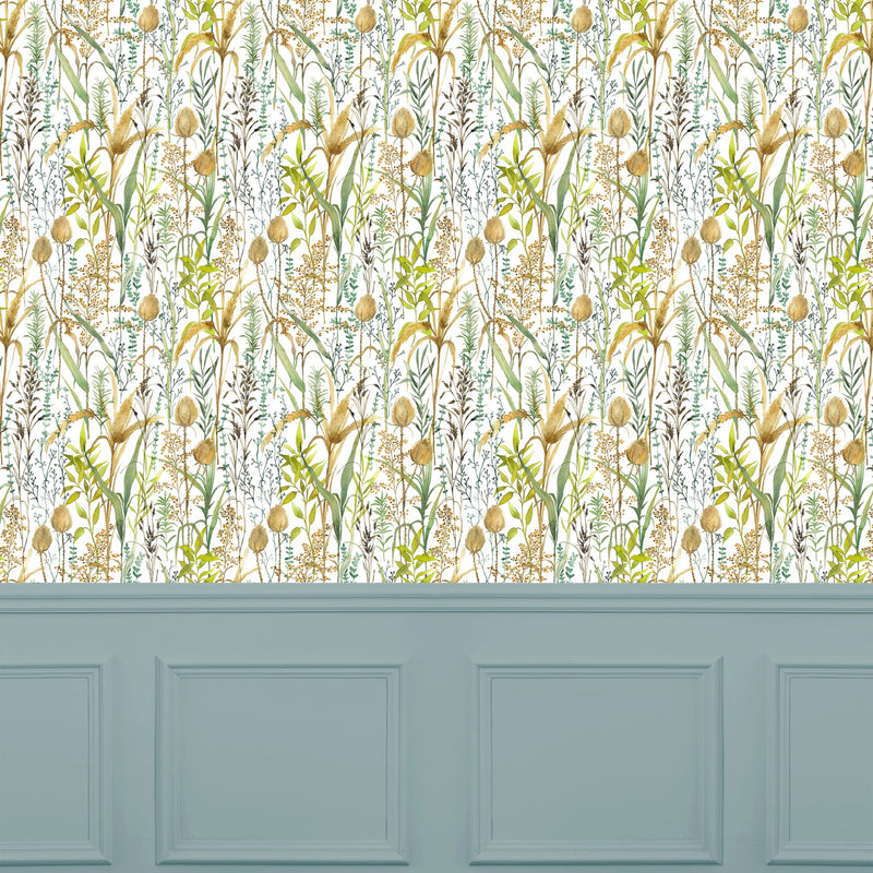 Lydiard Linen Wallpaper by Voyage Maison | LYDIARD/WPO/LIN