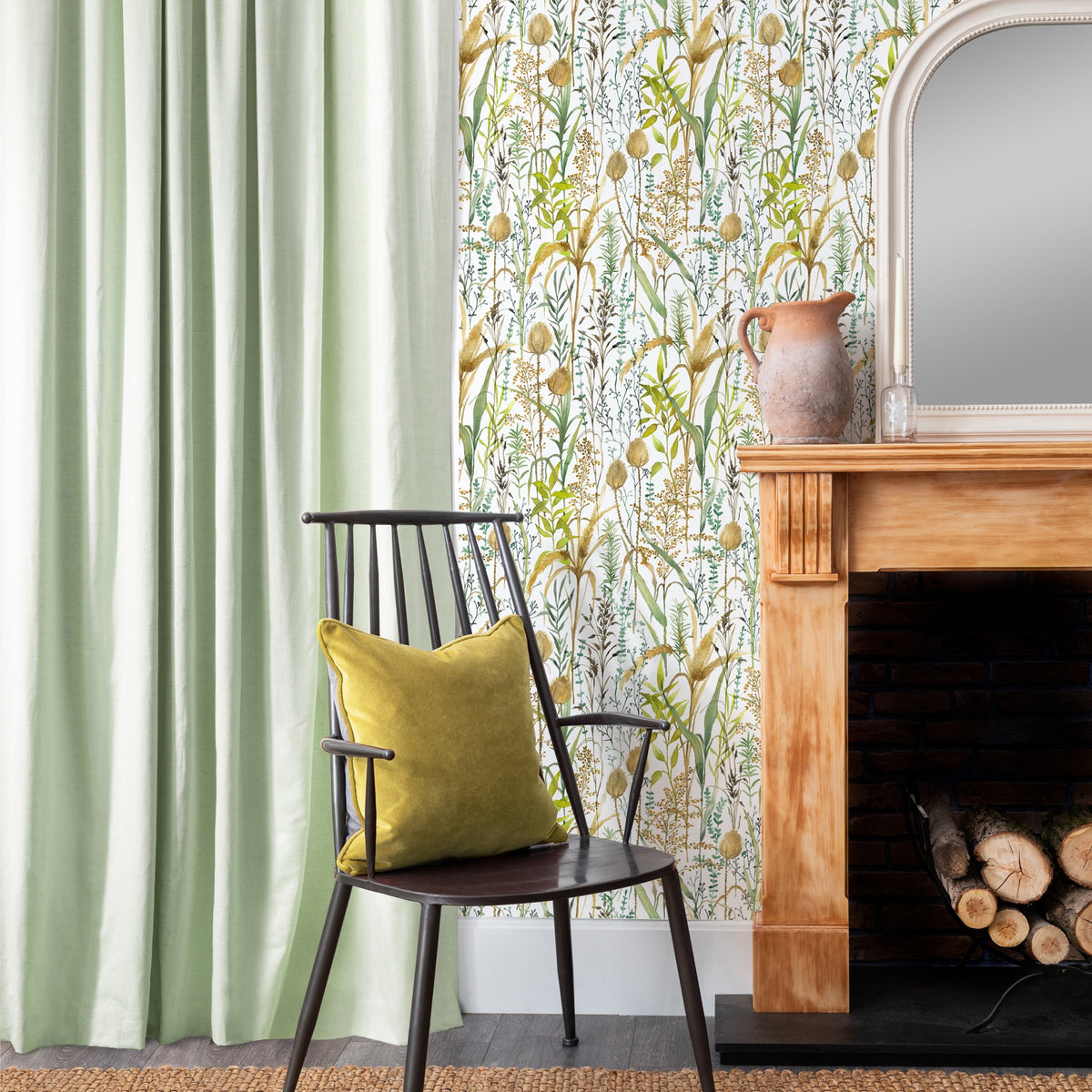 Lydiard Linen Wallpaper by Voyage Maison | LYDIARD/WPO/LIN