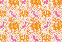La Jungle Fuchsia Wallpaper by Christopher Farr Cloth