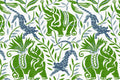 La Jungle Vinyl Fern Wallpaper by Christopher Farr Cloth